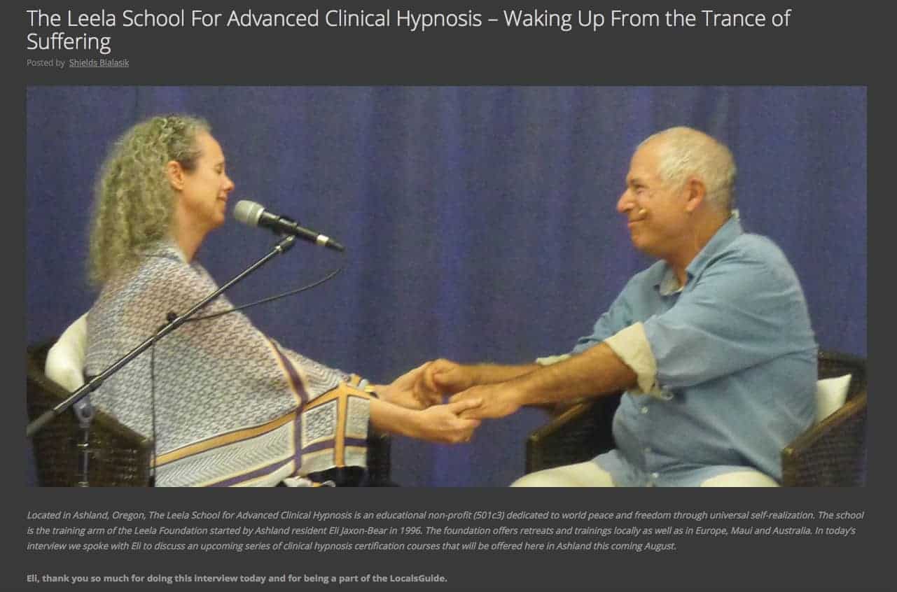 self realization and hypnotherapy courses